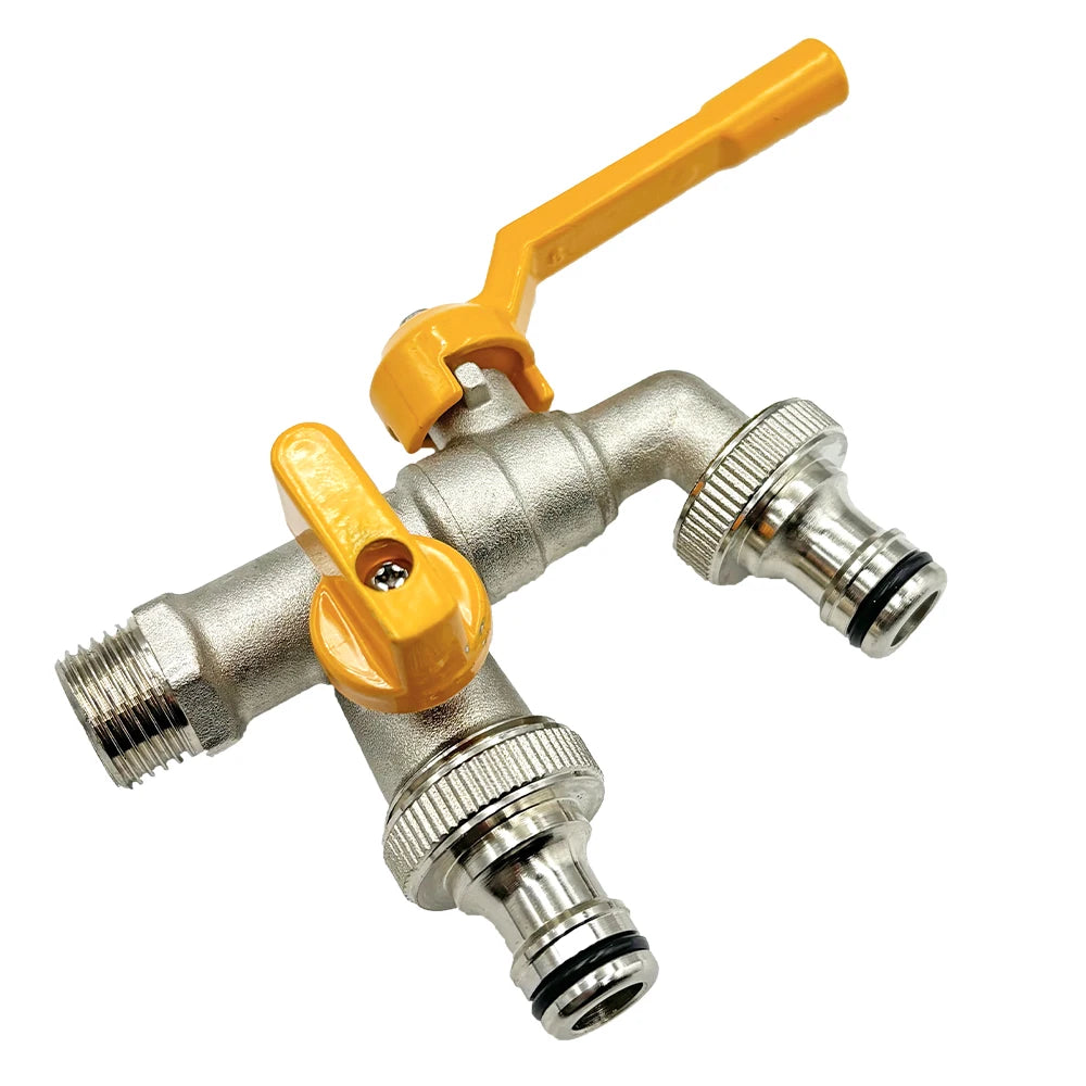 Metall-Gartenschlauch Adapter für Wasserhähne 1/2 Zoll Anschluss - Yabubest - Home & More