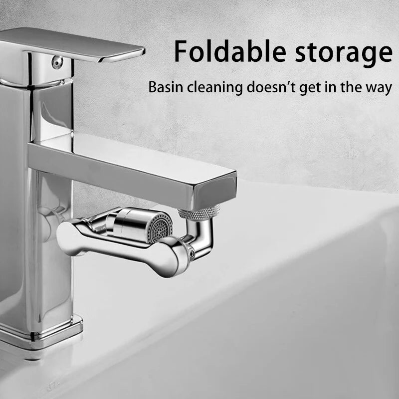 1080° Rotierender Wasserhahnbelüfter Sprühaufsatz mit 2 Wassermodi Küche Bad