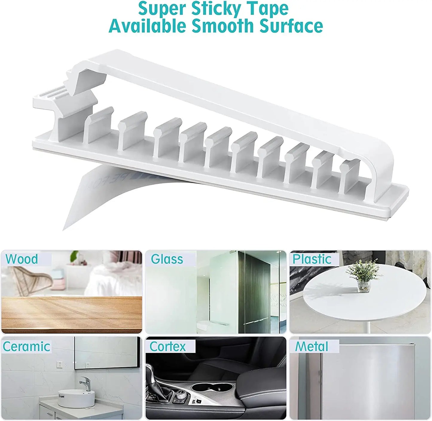 Kabel Organizer für USB Kopfhörer und Tastatur Kabelmanagement