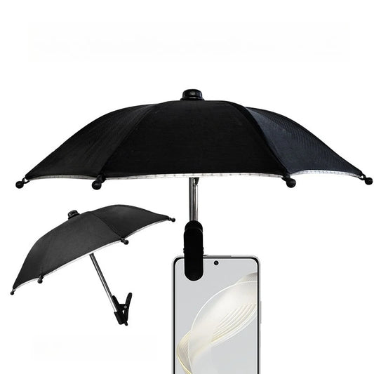 Handy Sonnenschutz Schirm Mini mit Clip Outdoor Strand Video Auto Halterung