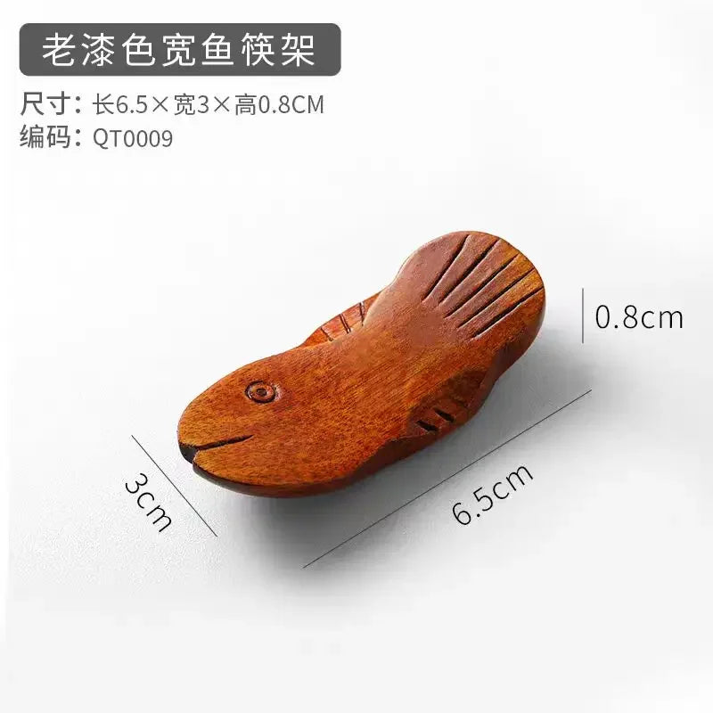 Holz Essstäbchen Halter Löffelablage für Asiatische Küche