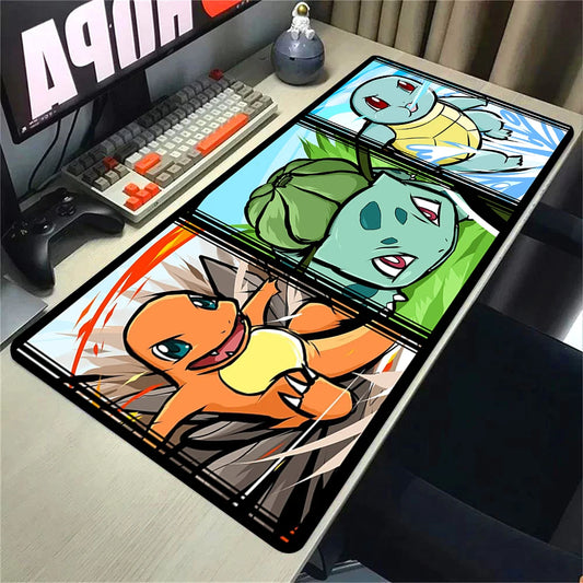 Großes Gaming Mauspad 900x400mm XXL Anti-Rutsch Anime Motiv Schreibtisch
