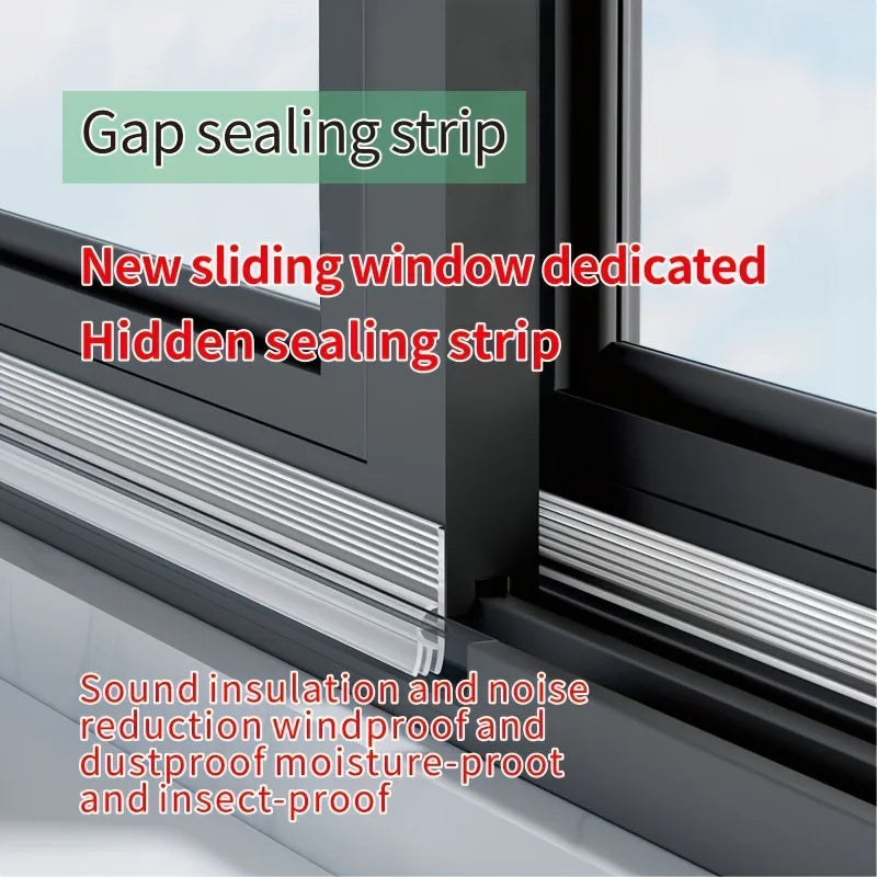 TPE Fensterdichtungsstreifen 2 oder 4 Meter Selbstklebend Winddicht