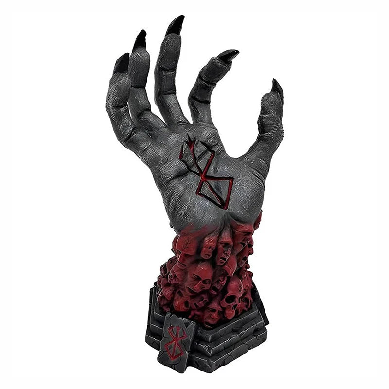 Dekofigur Harz Hand Dekoration Schädel Rune Figur Horror Gothic Style