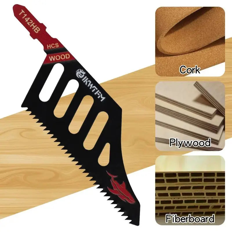 T142HB Stichsägeblätter für präzise Schnitte in Holz-Yabubest - Home & More