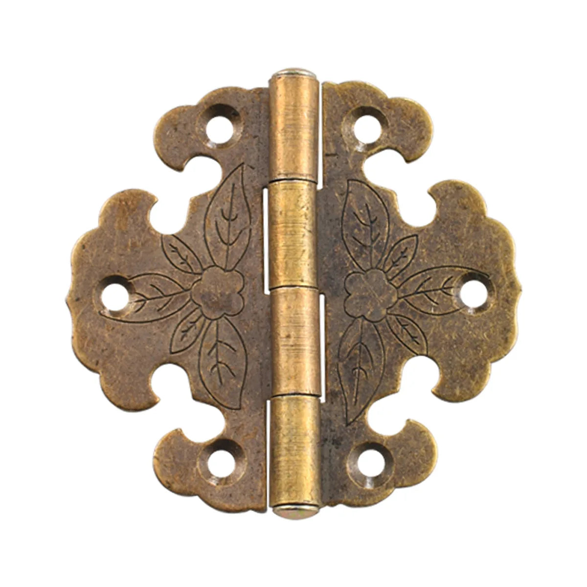 Kupfer Antik-Eisenblech Scharnier für Kleiderschrank Möbelbox 8x8cm