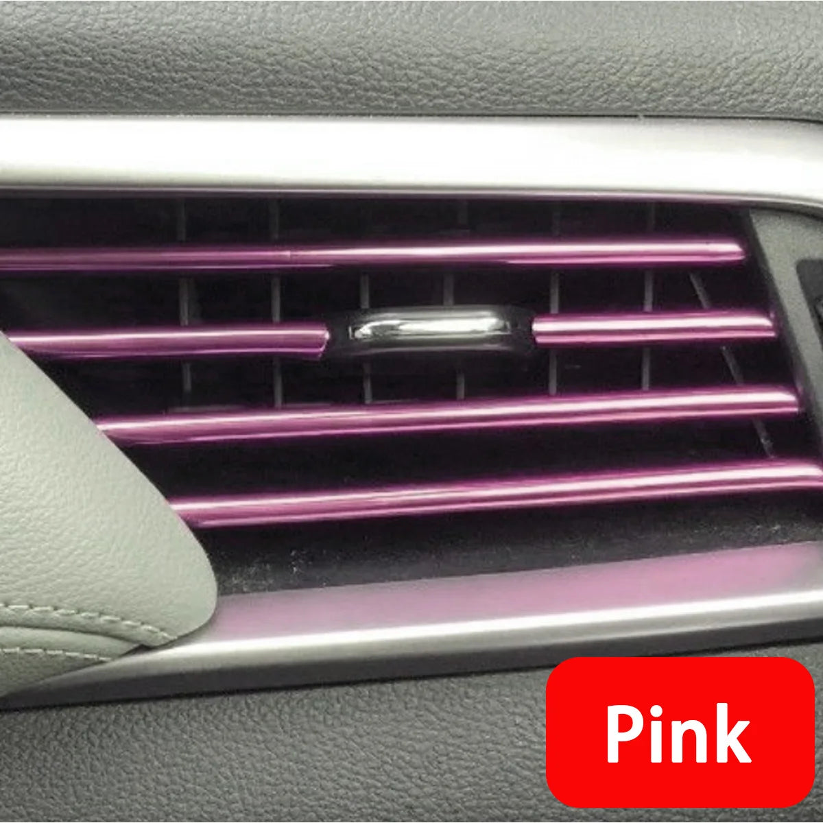 10er Set 20cm Bunte PVC Auto Klimaanlage Lüftung Trim Streifen Innen Deko