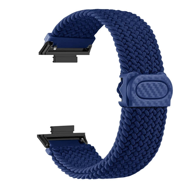 Sportlich - Robust: Geflochtenes Nylonarmband für Huawei Watch Fit 2 Komfort