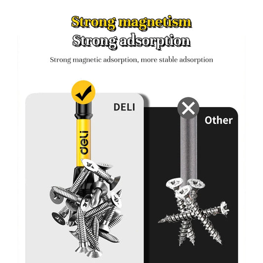 6-teiliges magnetisches Schraubenzieher-Set aus Hartstahl – präzise - rutschfest