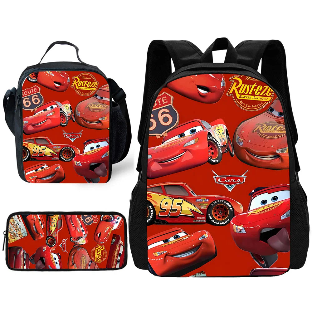 Kinder-Schulrucksack Set mit Lunchtasche und Federmäppchen, robust und praktisch