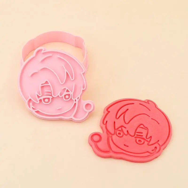 Keksform mit Anime Rändelwerkzeug für kreative Kekse