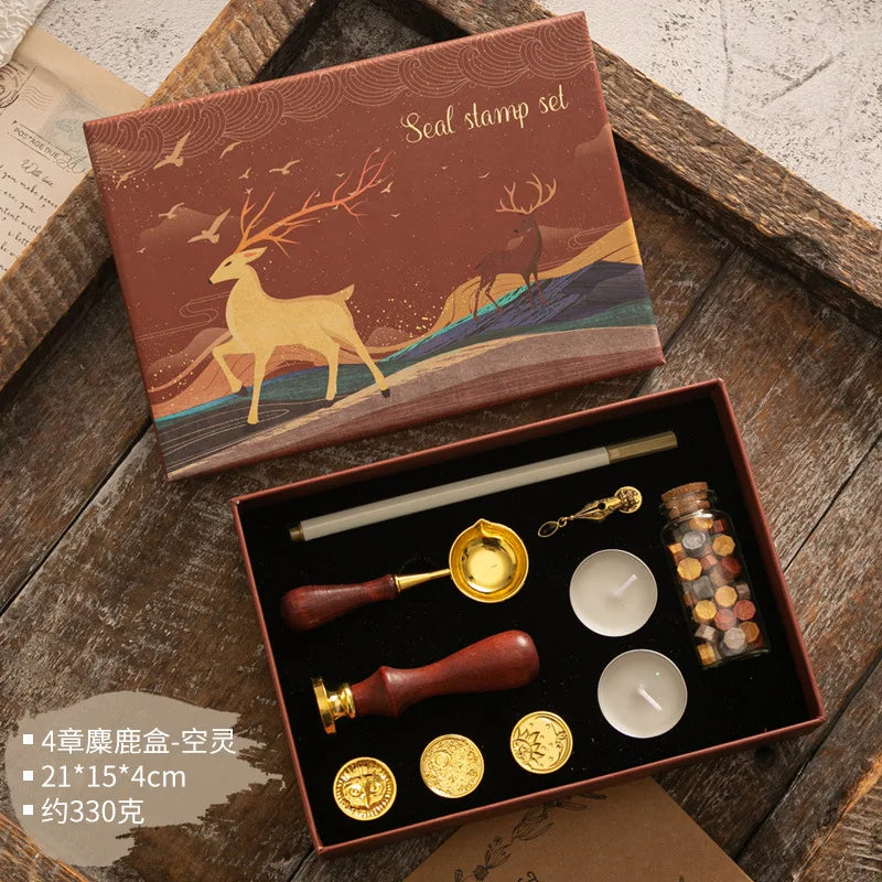 Wachssiegel Stempel Set für DIY Projekte und Hochzeitseinladungen