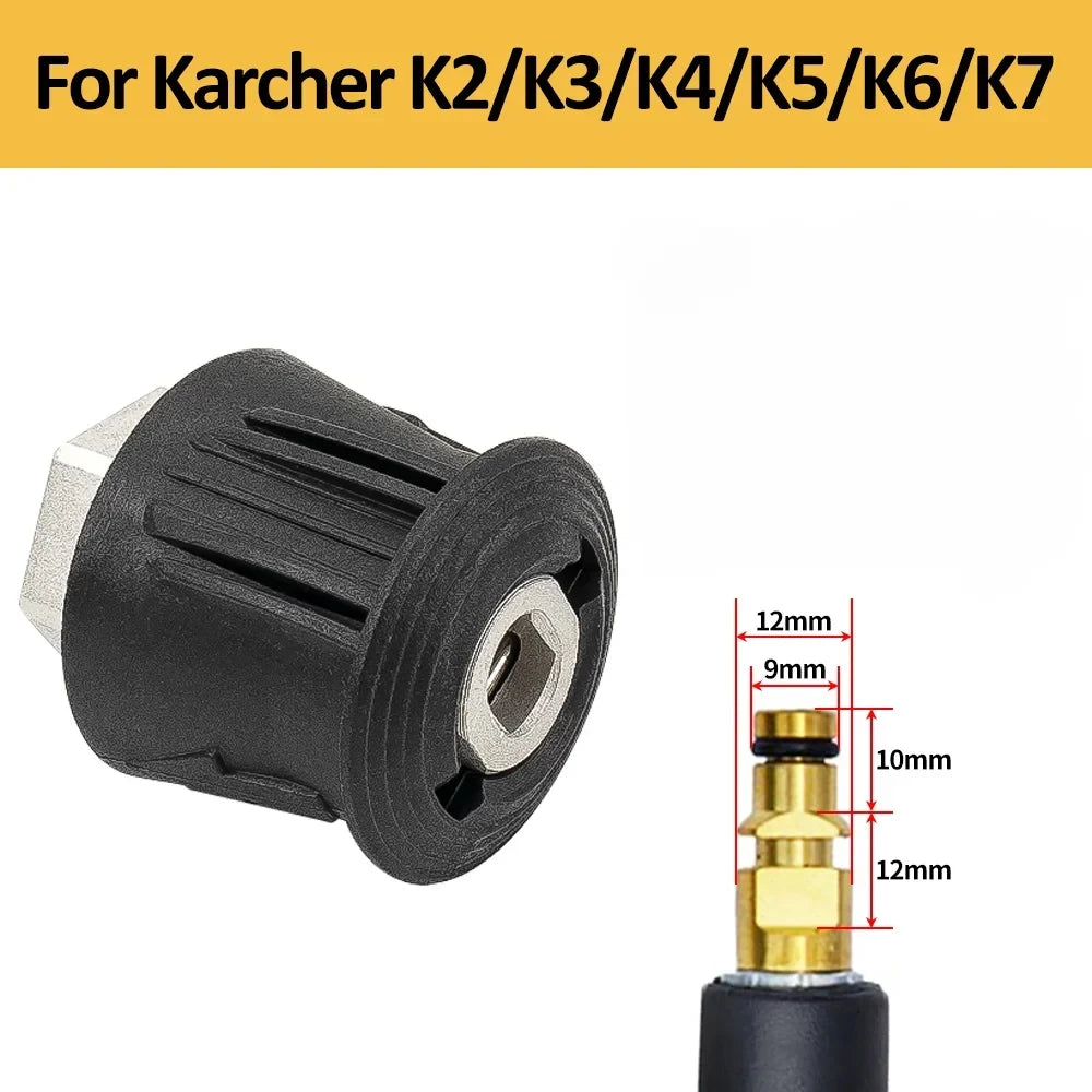 Hochdruckreiniger Schlauch mit Schnellanschluss und 5-Farben-Düse M22