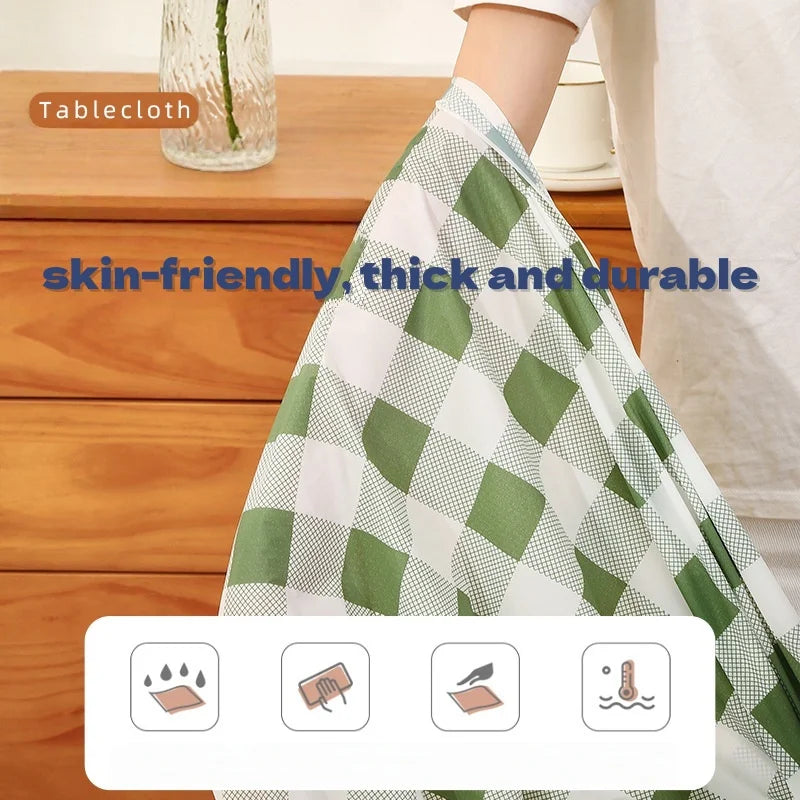 Moderne rechteckige Tischdecke – wasserdicht und ölabweisend
