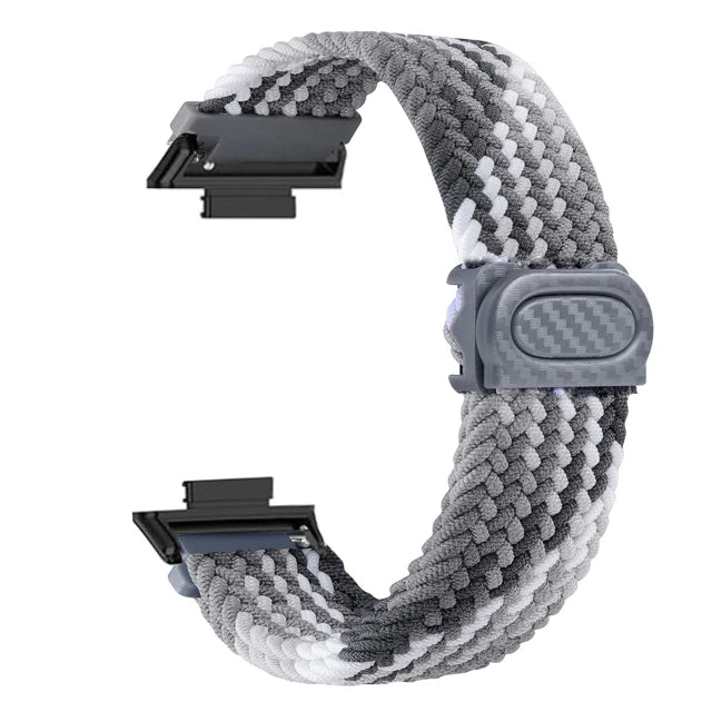 Sportlich - Robust: Geflochtenes Nylonarmband für Huawei Watch Fit 2 Komfort