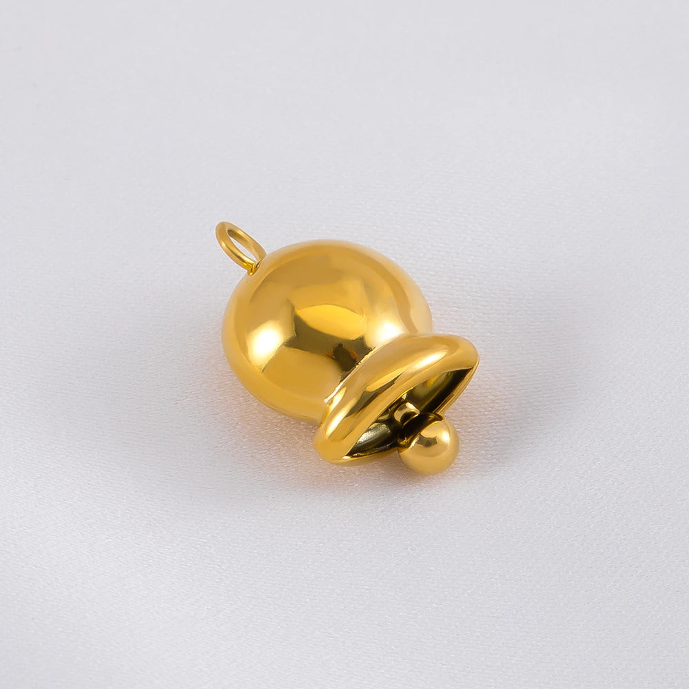 5 Stück Edelstahl Anhänger Gänseblümchen Herz Stern Glocke für Schmuck DIY-Yabubest - Home & More