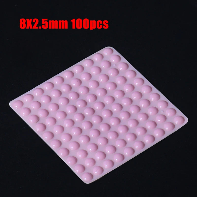 Transparenter Gummi Türstopper selbstklebend Wandschutz Schrankschalldämpfer