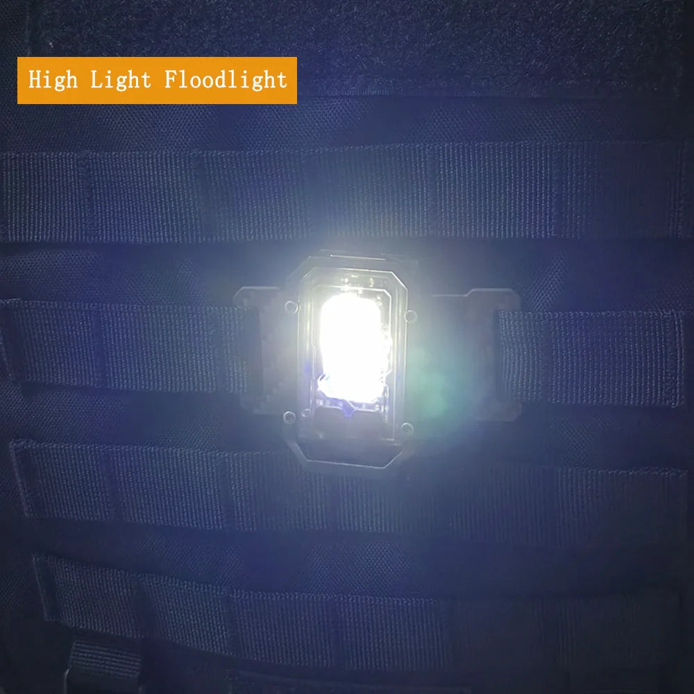 Taktische Taschenlampe EDC Tragbare Mini Licht Für Rucksackgurt