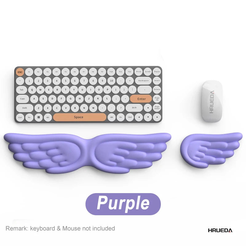 Ergonomisches Mauspad Set mit rutschfester Handballenauflage für Büro und Gaming
