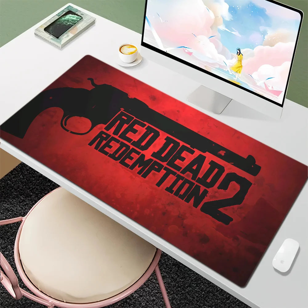 Großes Mauspad 900x400mm rutschfest mit ergonomischer Handgelenkstütze