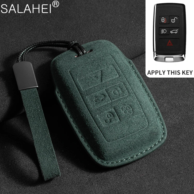 Wildleder Schlüsselhülle für Land Rover – Schutz und Dekoration