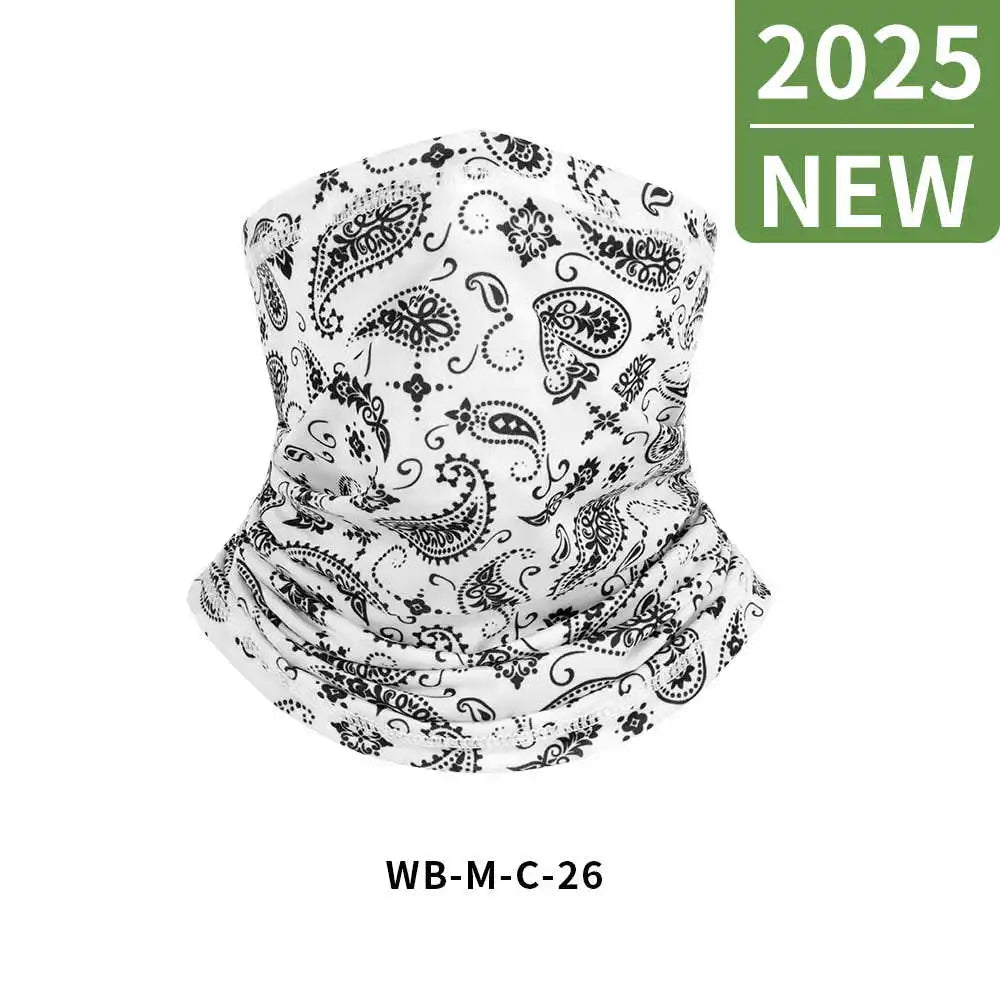 UV-Schutz Eisseide Hals-Gesichtsbedeckung Outdoor Sport Bandana Atmungsaktiv