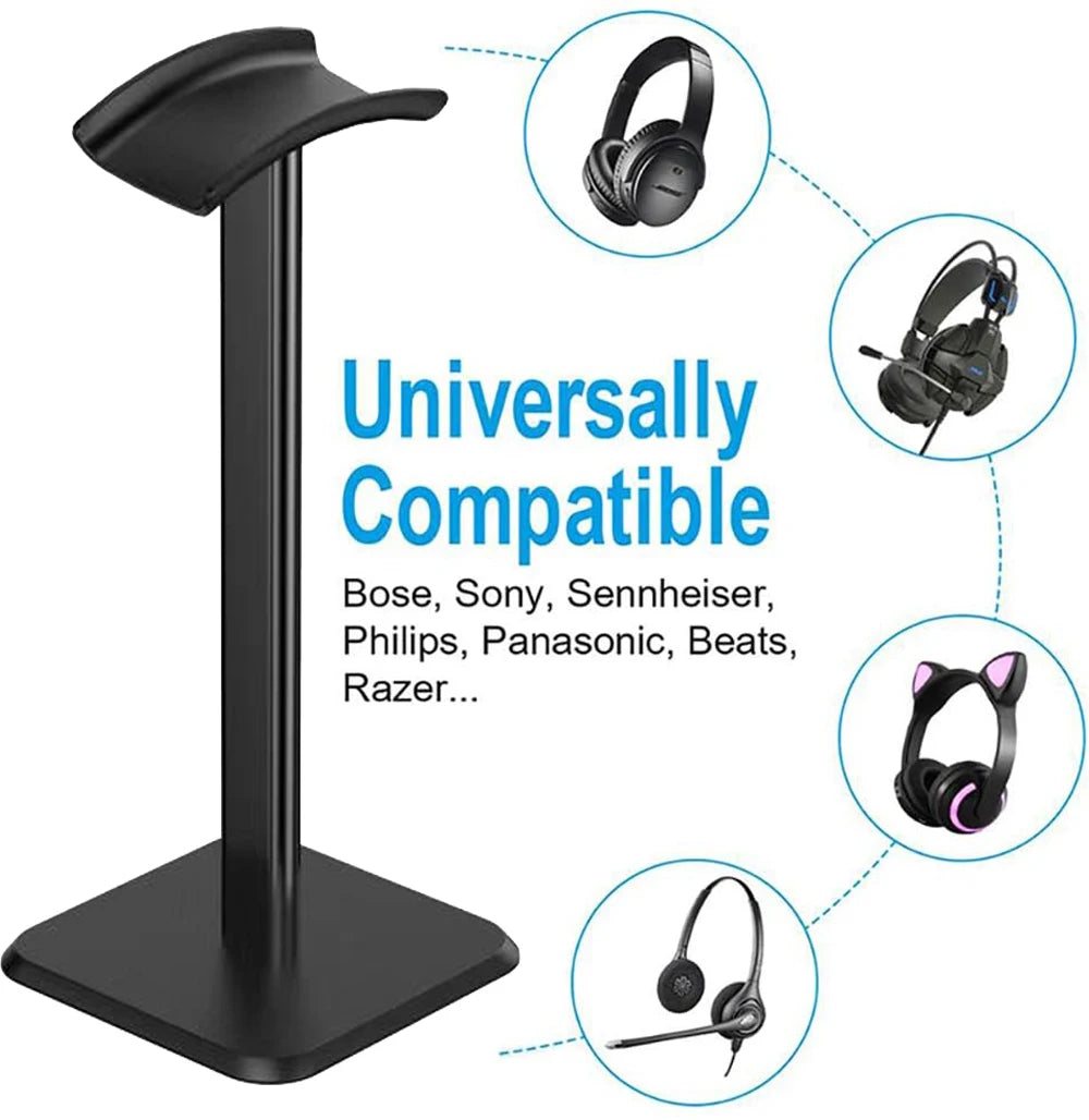 Universeller Aluminium Kopfhörerständer flexibel für Headsets und Wireless Modelle