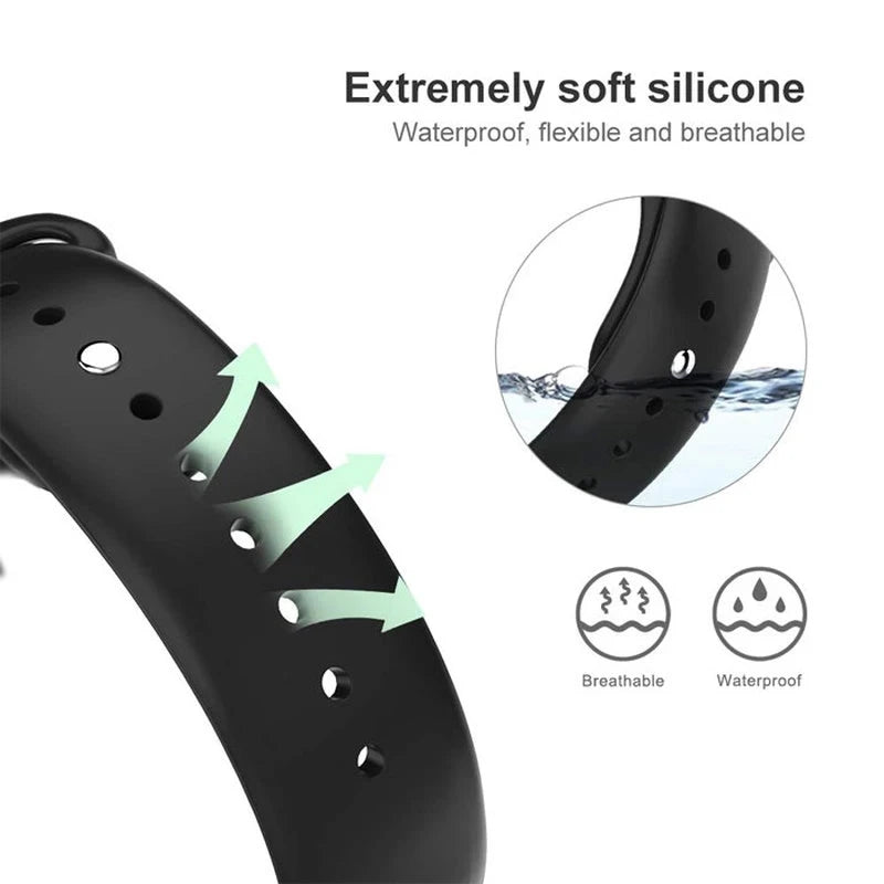 Silikon Armband für 38-49 mm Smartwatches kompatibel mit iOS Geräten