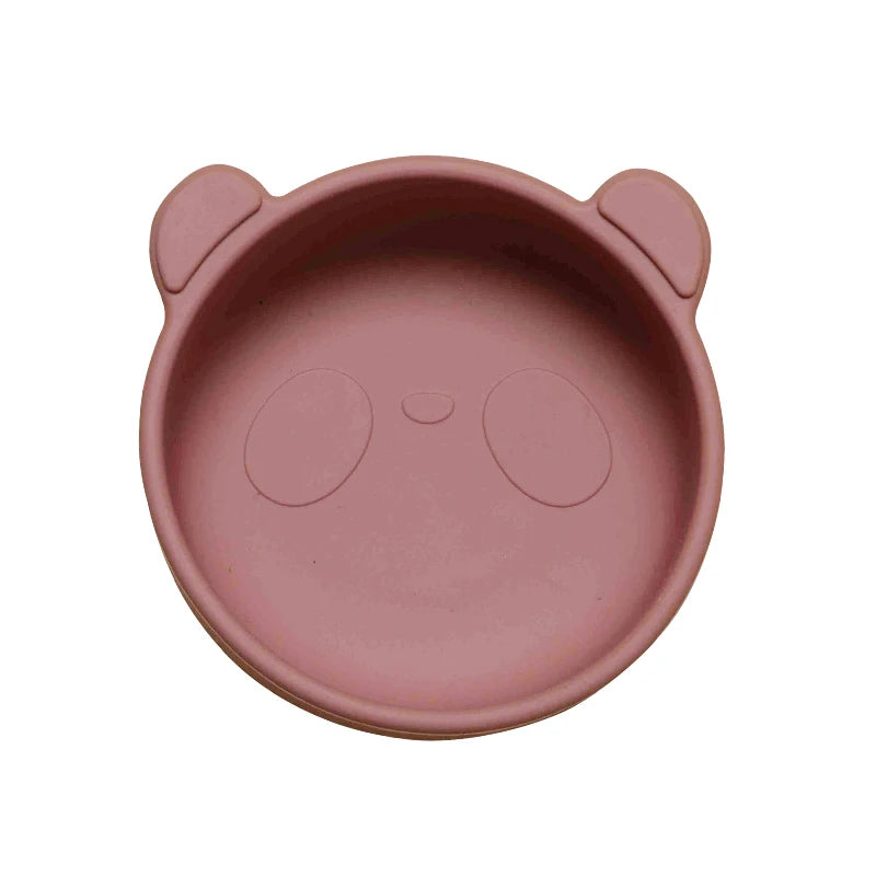 Baby Silikon Saugnapf Schüssel BPA-frei rutschfest für Kleinkinder