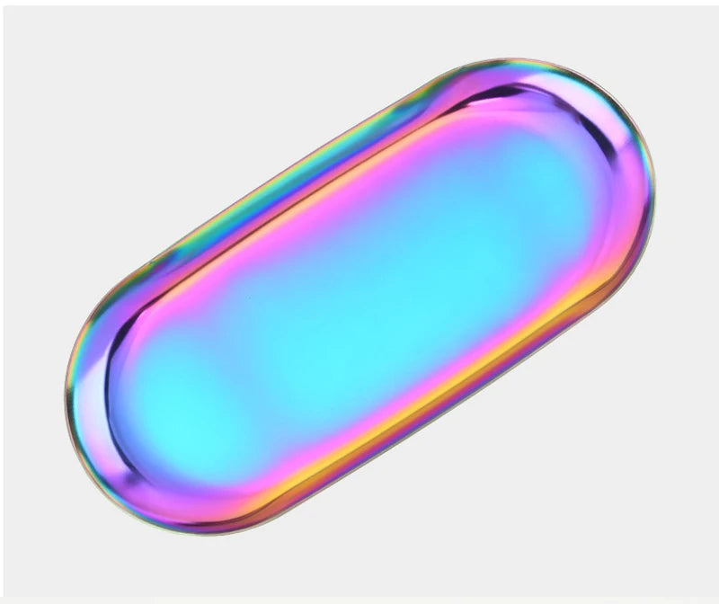 Edelstahl Tablett für Kosmetik und Schmuck – Modern & Praktisch-Yabubest - Home & More