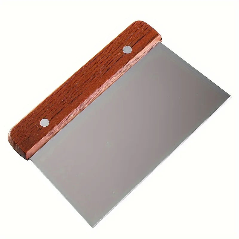 Multifunktionaler Edelstahl Schaber und Teigschneider für die Küche