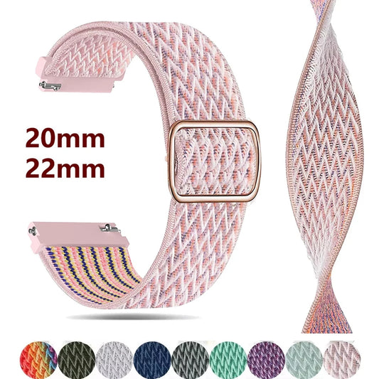Komfortables Smartwatch Nylon Armband – 20mm & 22mm Ersatzband