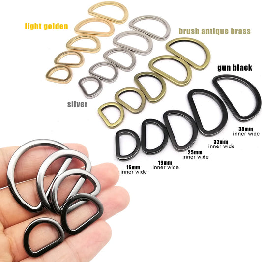 Metall Schnalle 16-38mm für Taschen Gürtel Hundehalsband O D Ring Verschluss