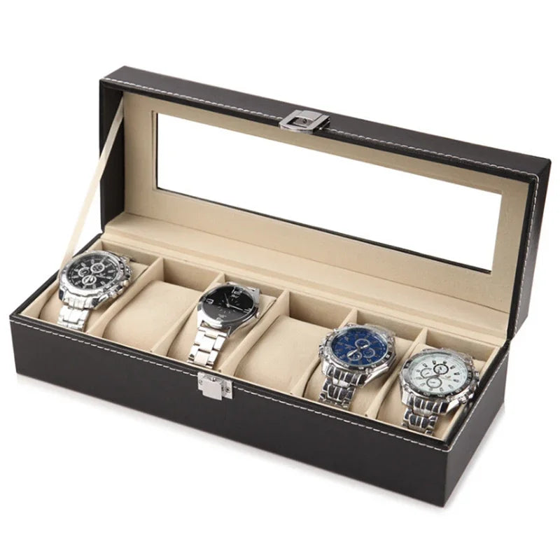 Uhrenbox Organizer Etui Aufbewahrungsbox passend für Uhren