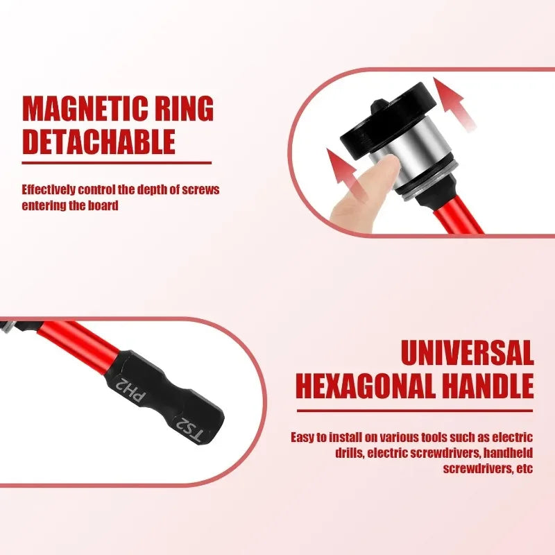 Magnetische Schraubendreher Bits S2 Trockenbau 10er Set