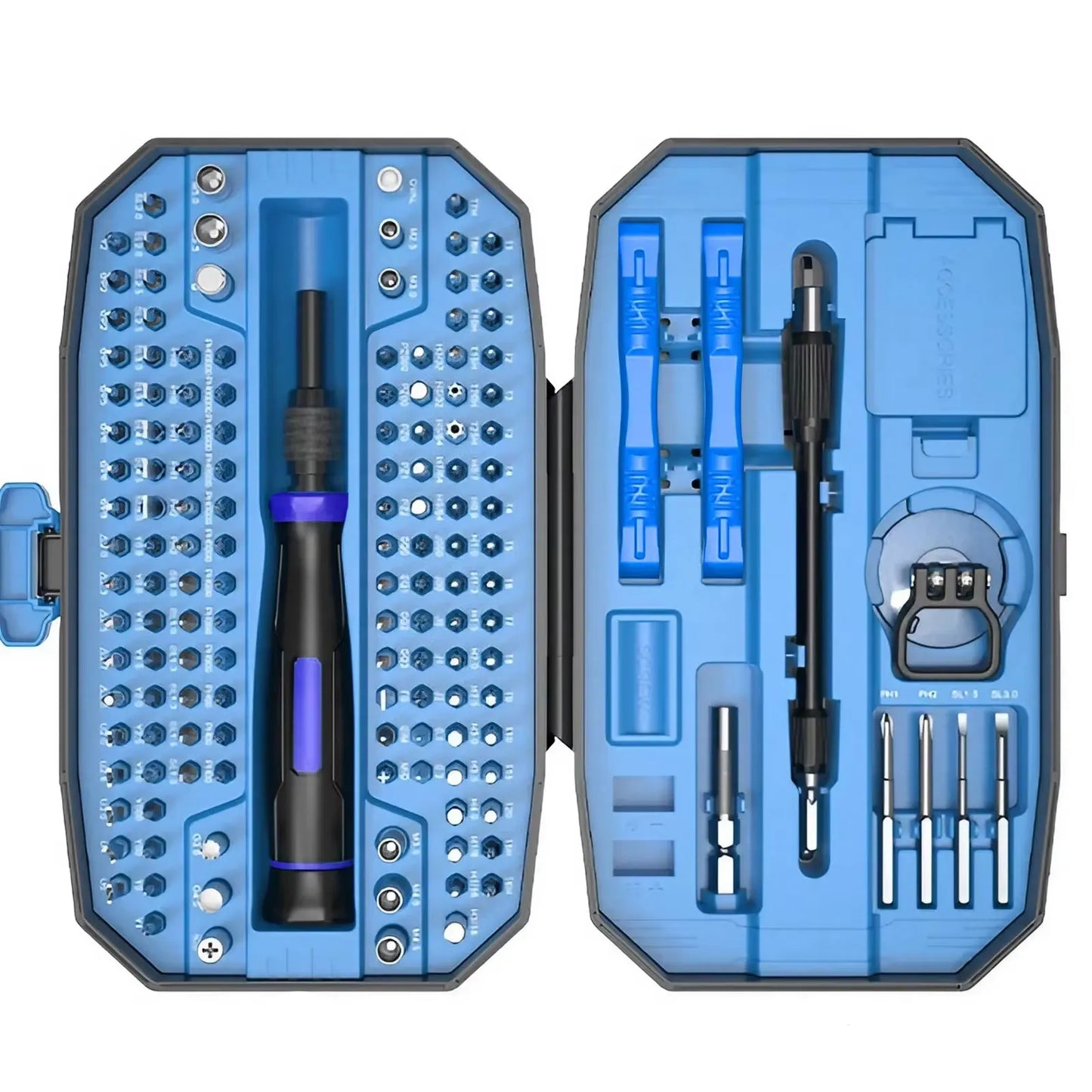 25in1 Präzisions-Schraubendreher-Set aus Chrom-Vanadium Stahl – Perfekt für Elektronik - Laptop