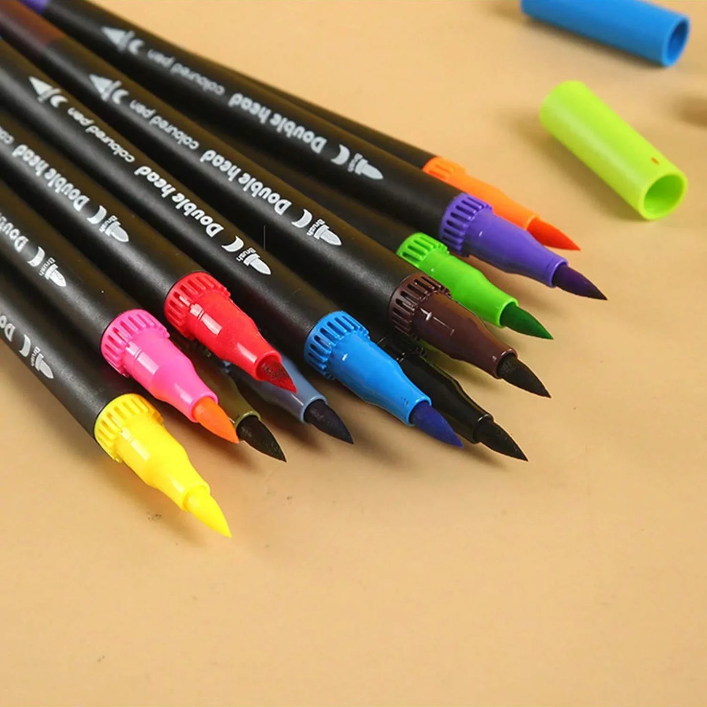120 Farben Dual Tip Marker Set für Manga Kunst und Aquarell Zeichnung