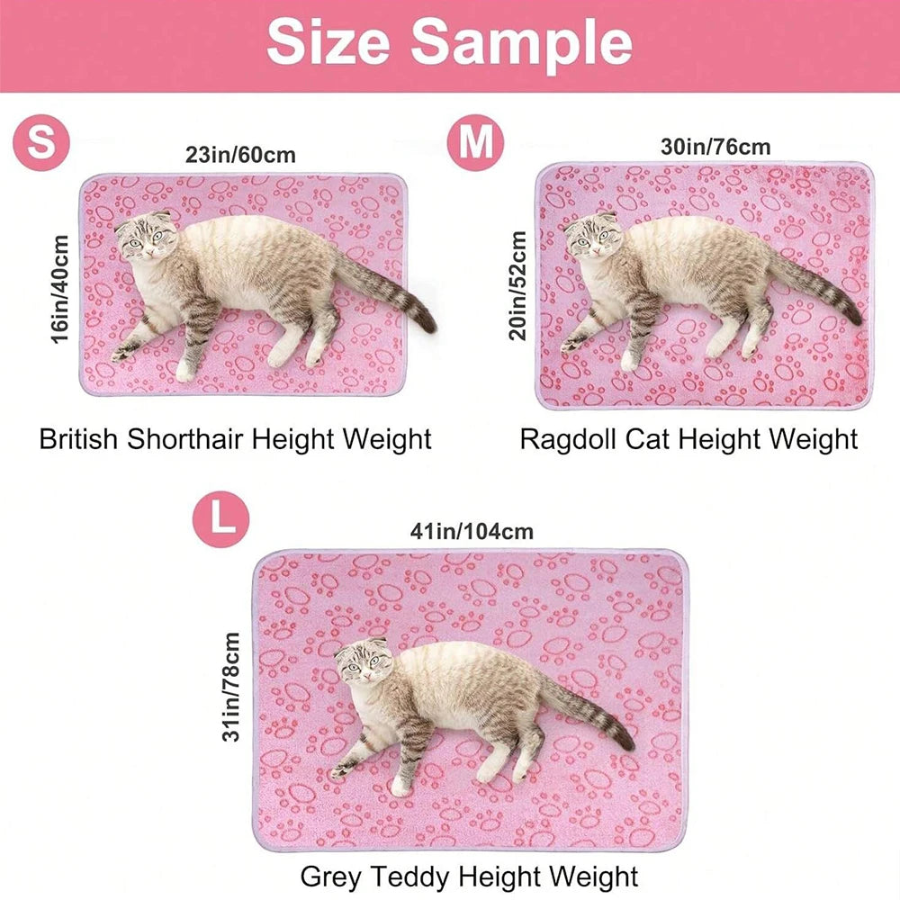 Kuschelige Haustierdecke Weich Flauschig für Hund Katze Bett Sofa