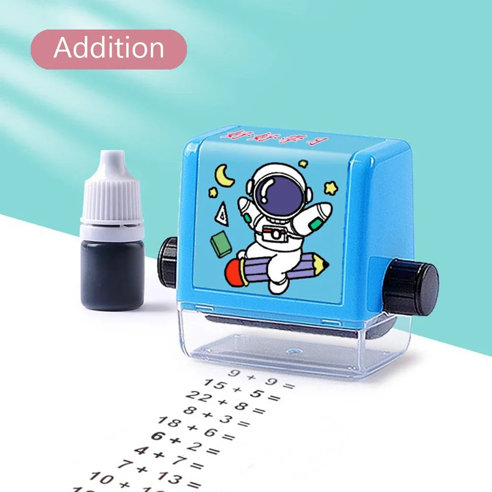 Digitaler Rollstempel Mathe Übungen Addition Subtraktion bis 100