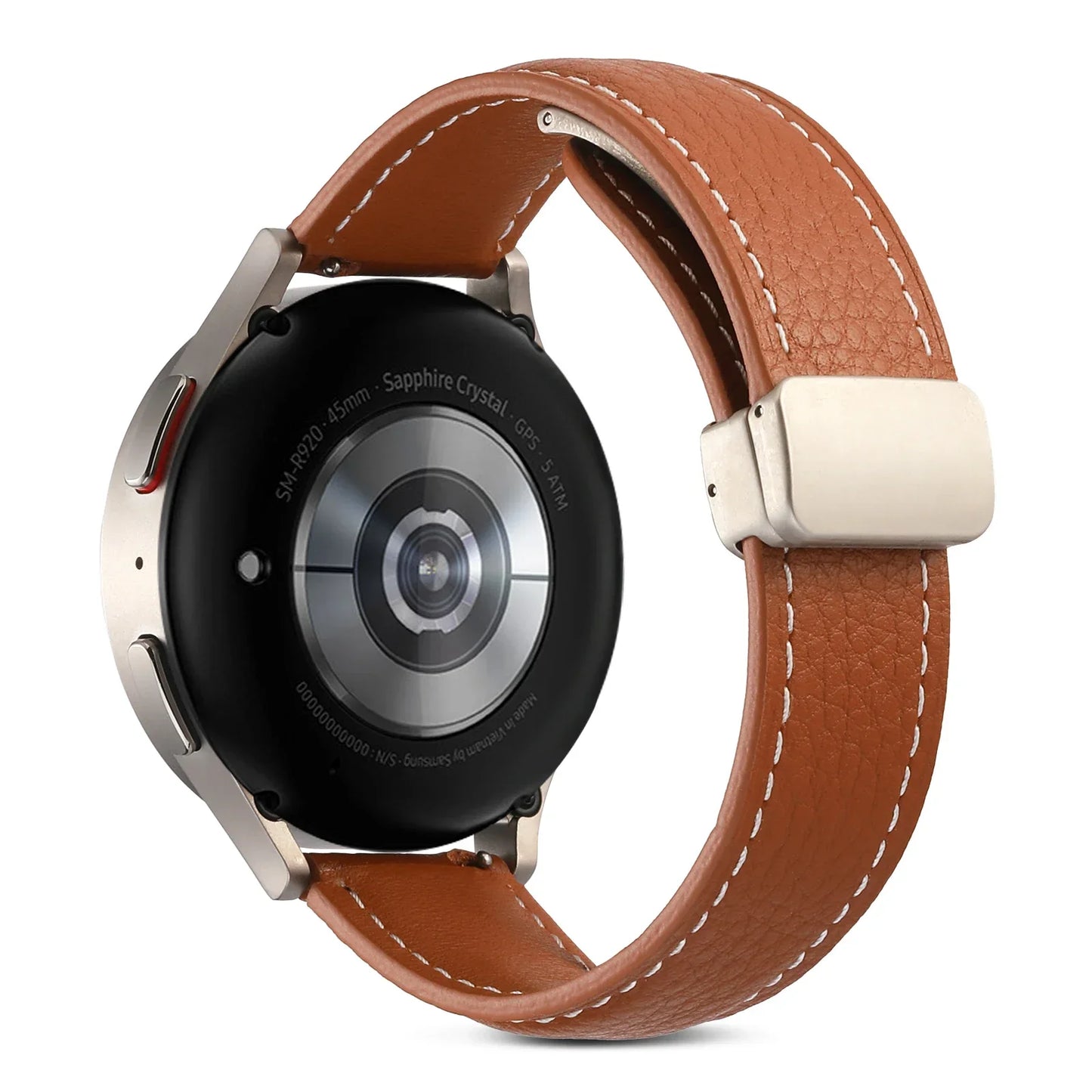 22 mm Lederarmband mit Magnetschnalle für Xiaomi Redmi Watch
