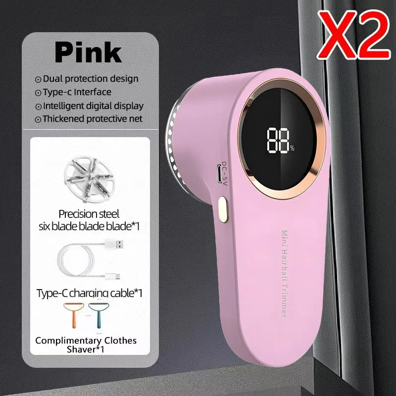 Tragbarer elektrischer Lint Remover mit USB Ladefunktion und Hochgeschwindigkeitsmotor