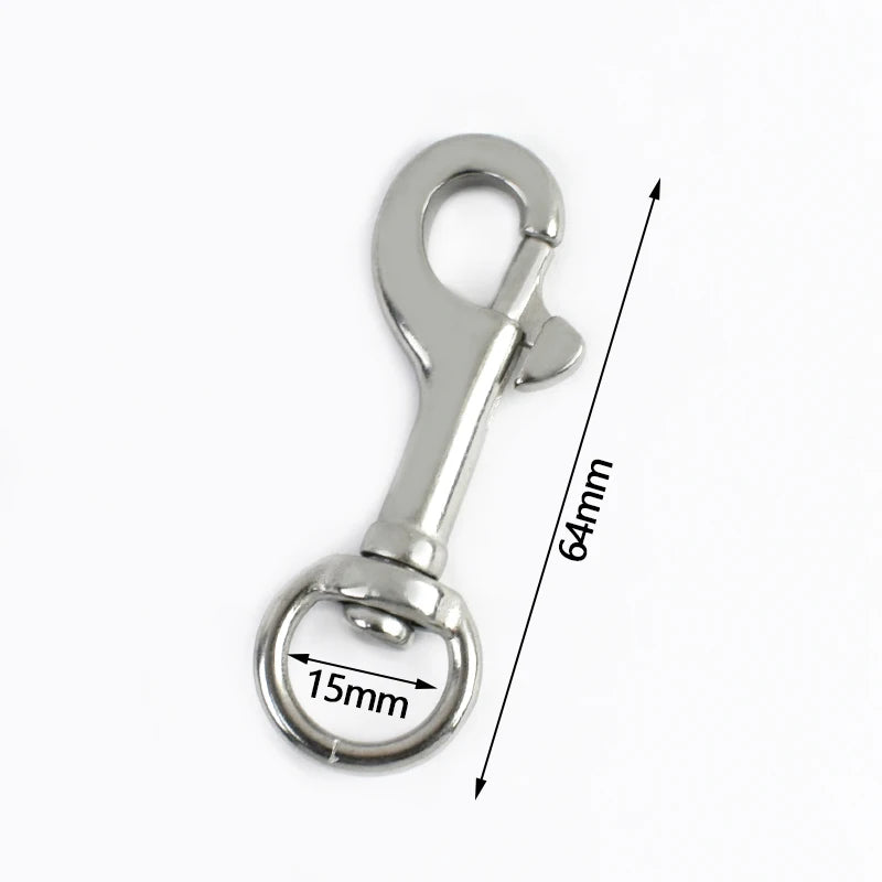 Vielseitiger Edelstahl Karabinerhaken für Taschen und DIY Projekte