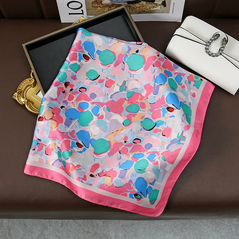 Modischer 70 x 70 cm Damenschal mit Paisley-Druck-Yabubest - Home & More