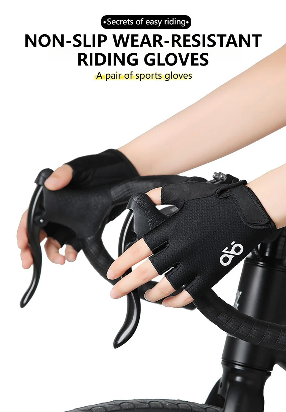 Fahrradhandschuhe halber Finger atmungsaktiv – MTB & Rennrad-Yabubest - Home & More