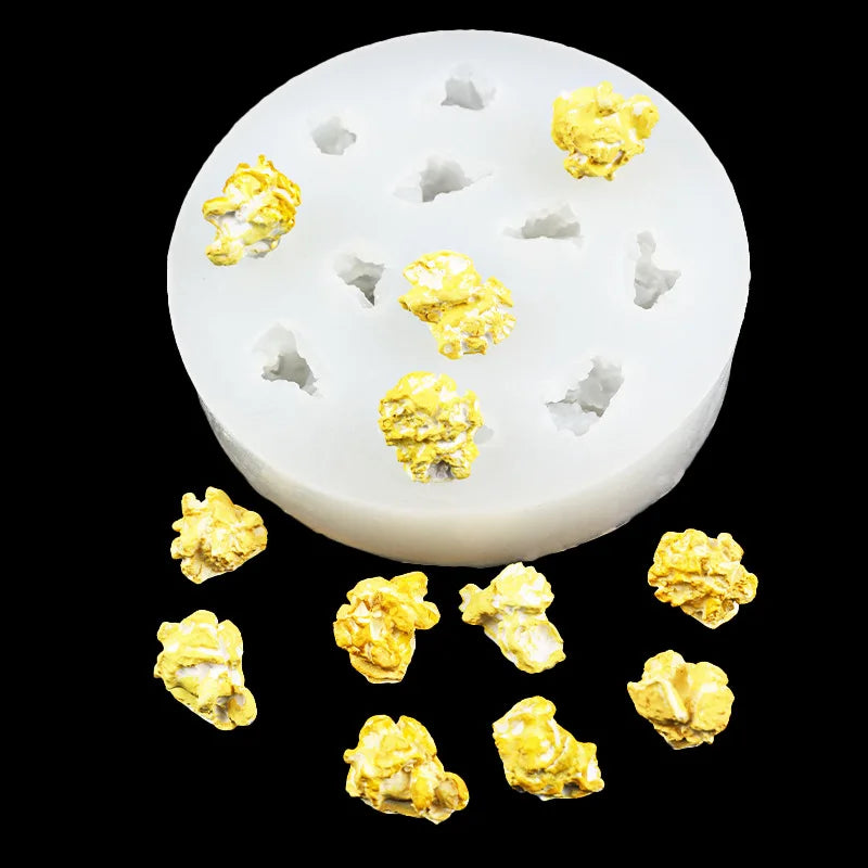Lebensmittelechte 3D Popcorn Silikonform – hitzebeständig - vielseitig