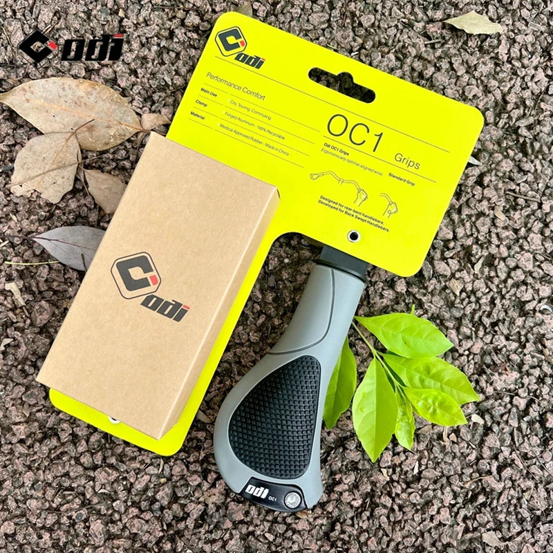 Ergonomische Fahrradgriffe mit rutschfestem Gummi und großem Pad