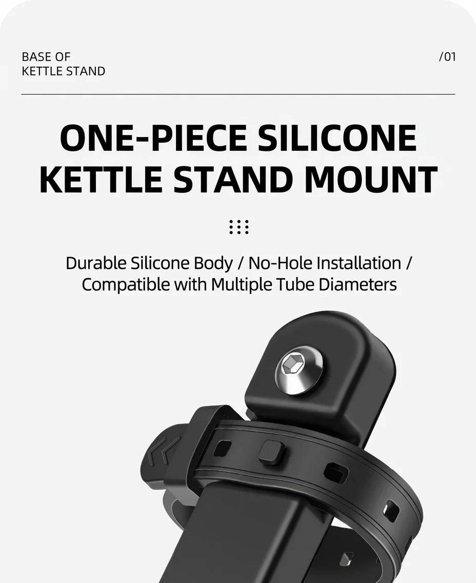 Bohrfreier Silikon-Fahrrad-Flaschenhalter, ultraleicht, bunt-Yabubest - Home & More