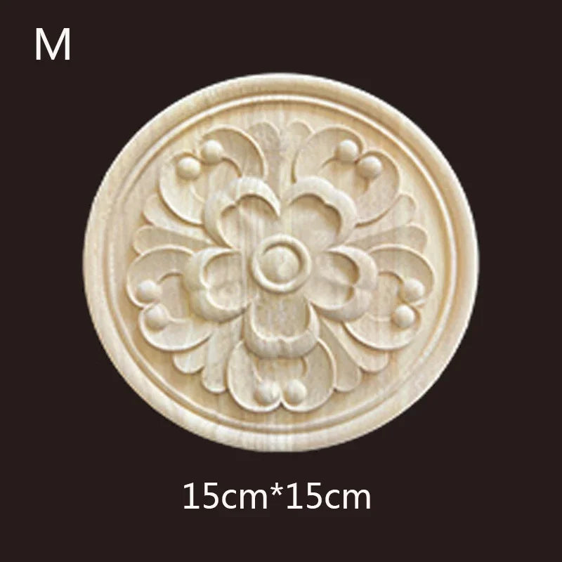 Geschnitzte Holzapplikationen für Möbel und Heimdekoration Basteln