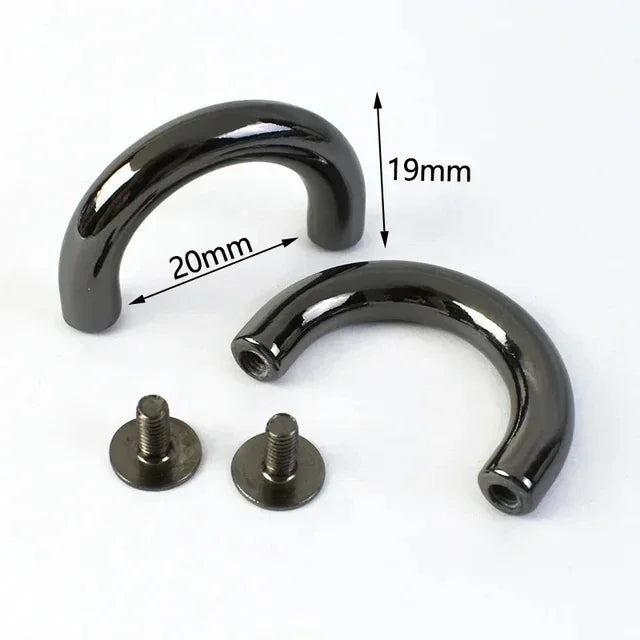 10-30 Stück Metallschnallen U-Ring 10-20mm für Taschen und DIY Projekte