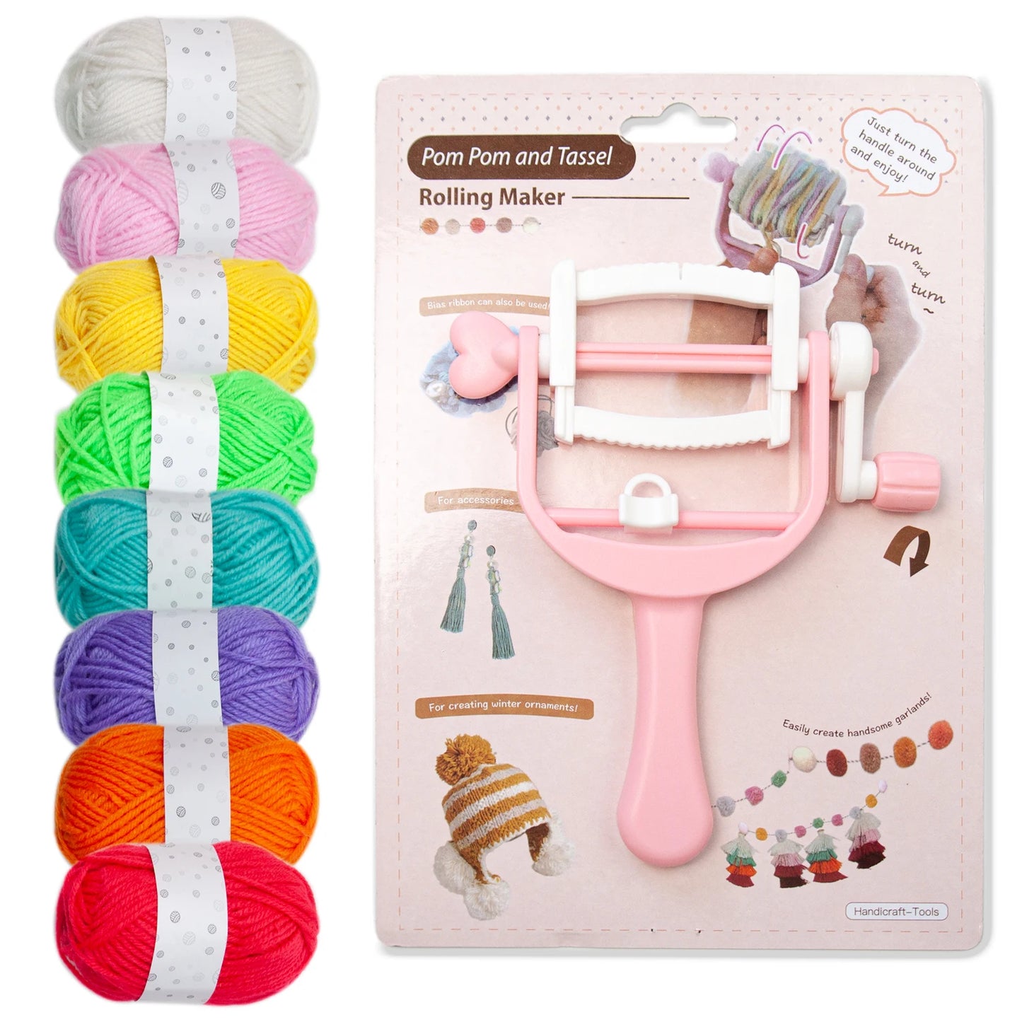 Pom Pom und Quaste Maker Werkzeug für DIY Wolle Garn Häkeln Stricken